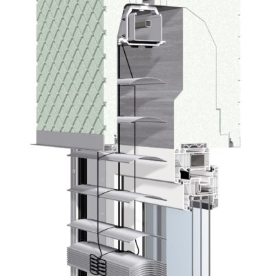 Aufsetz-Außenjalousie für den Neubau Aufsetz-Außenjalousie für den Neubau
